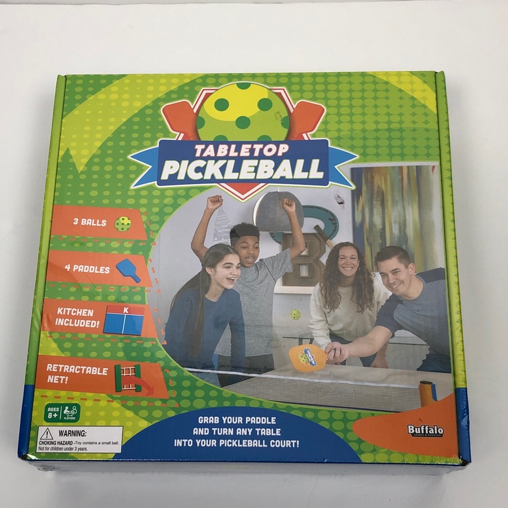 Buffalo Tabletop Pickleball Set - NEW SEALED